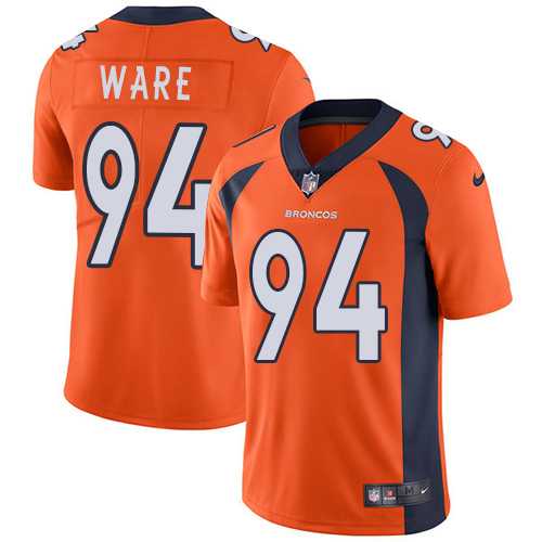 Nike Denver Broncos #94 DeMarcus Ware Orange Team Color NFL Vapor Untouchable Limited Jersey,We sell and wholesale Nike Denver Broncos #94 DeMarcus Ware Orange Team Color NFL Vapor Untouchable Limited Jersey on line form chian!
